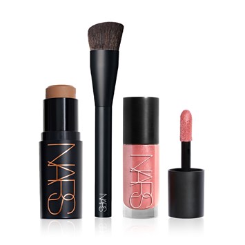 NARS - THE ULTIMATE BLUSH & SCULPT BUNDLE - Yoğun Pigmentli Likit Allık & Stik Krem Bronzer & Fırça Seti